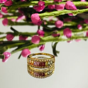 Sapphire ring | Diamonds and sapphire ring | Multi Sapphire Ring