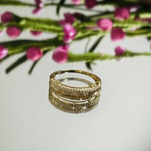 Baguette Ring | 18K Japan Gold | Baguette Diamond Ring