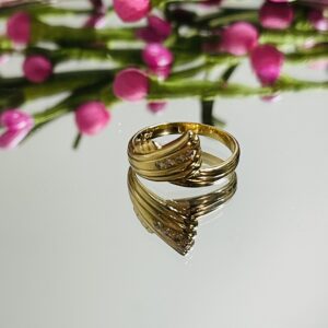 18K Japan Gold Diamond Ring | 18K Japan Gold | 18K Japan Gold Rings | 18K Japan Gold Ring