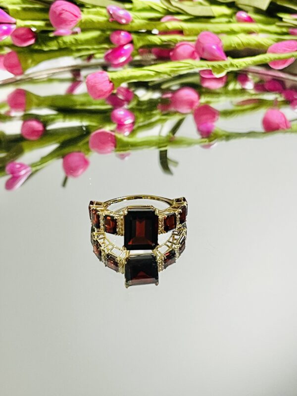 Red Garnet Ring | Garnet Ring | Red Garnet Rings Canada