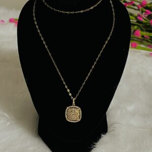Beauty G Necklace | Beauty G Pendant | 18k gold necklace