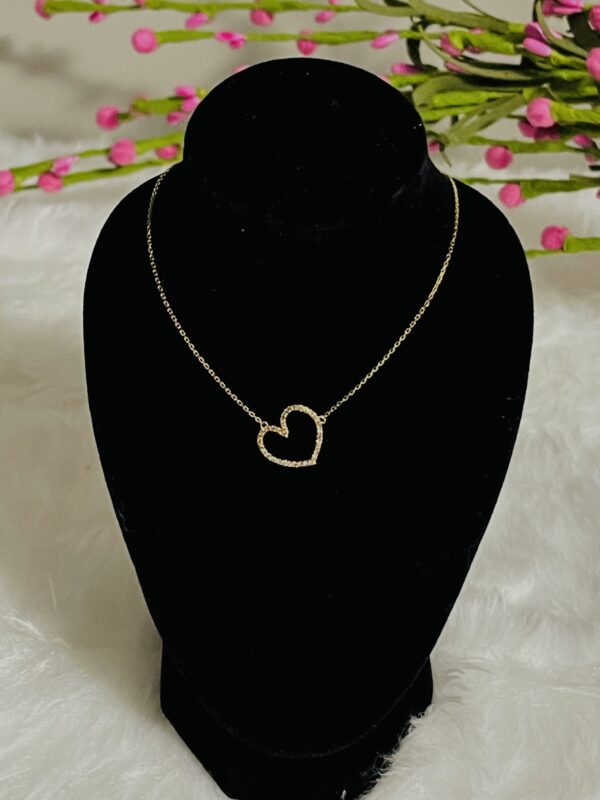 Heart Necklace | Gold Heart Necklace