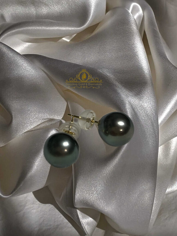 Pearl Earrings | Black Pearl Earrings | Black Pearl