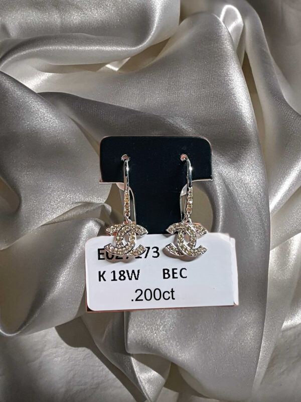 Chanel Earrings | Dangling CC inspired