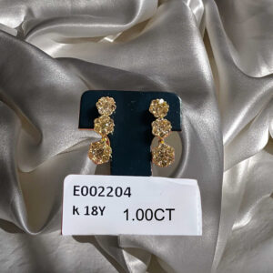 Dangling Diamond Earring | Dangle Earrings | Dangling Gold Earrings